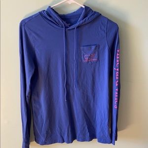 Vineyard vines long sleeve with a hood